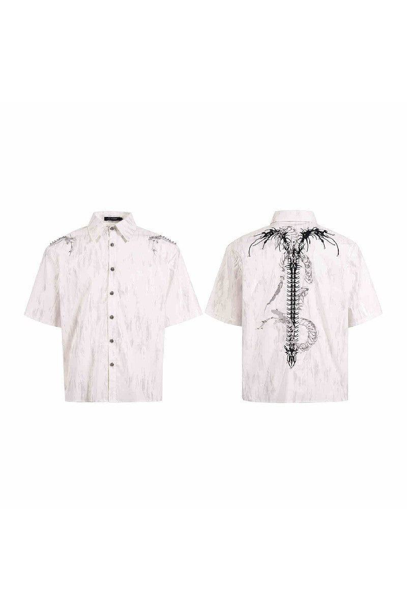 Snake Spine Beaded Shirt