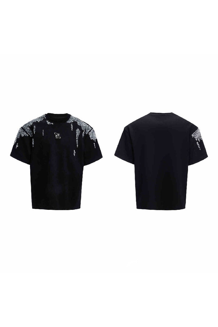 Sequin Irregular Luxe Tee