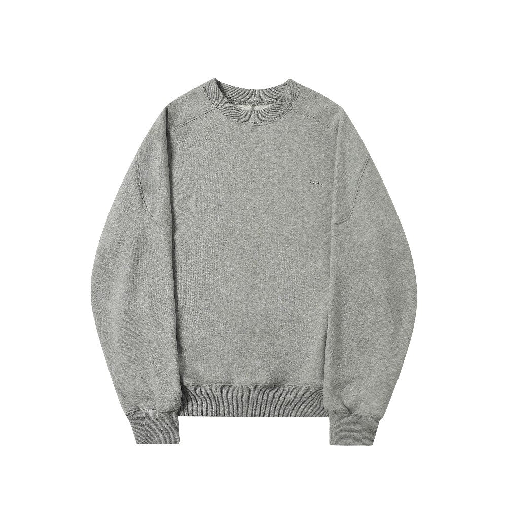 Vintage Brushed Fleece Round Neck Sweater