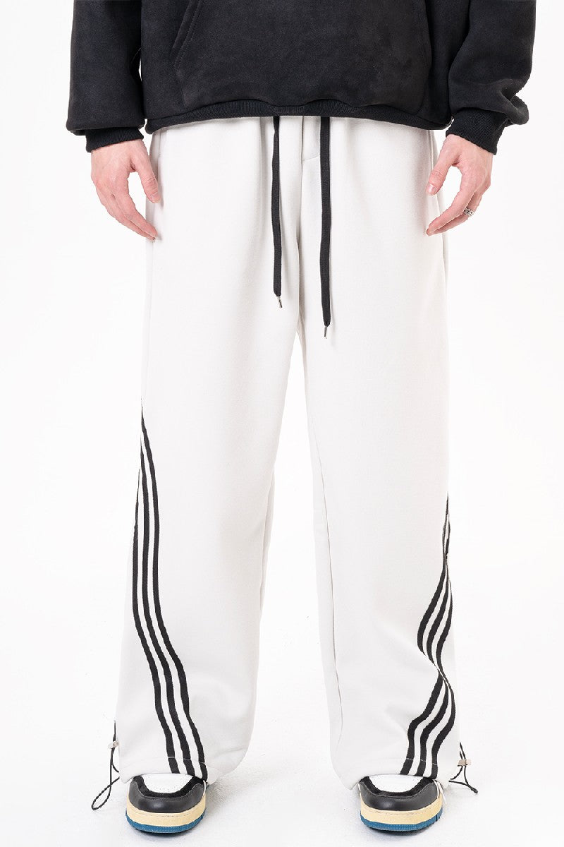 Irregular Striped Sweatpants