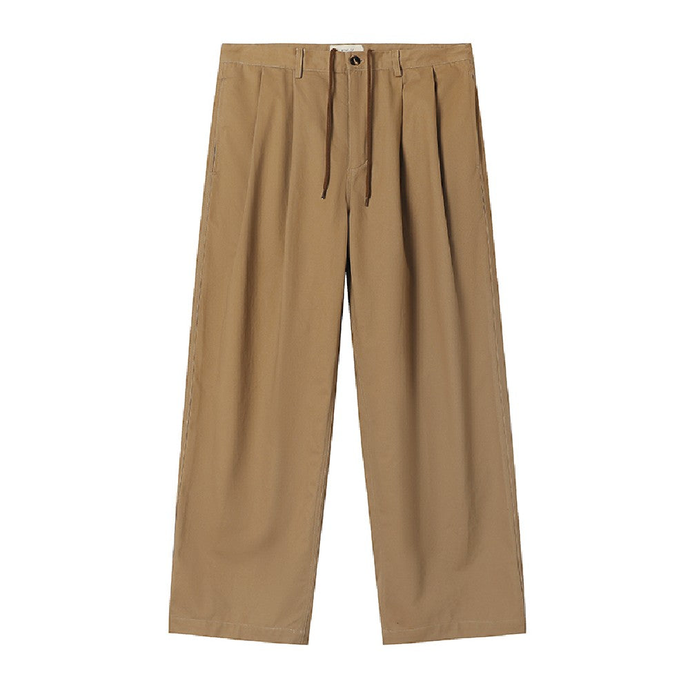 Cotton Twill Drawstring Chino Pants