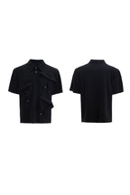 Deconstructed Multi Collar Polo