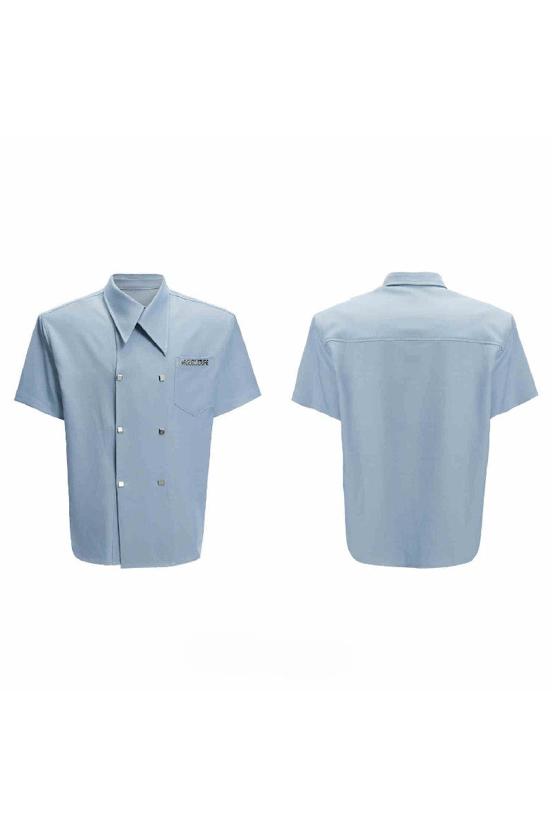 Double Breasted Shirt Tee