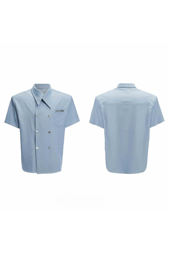 Double Breasted Shirt Tee