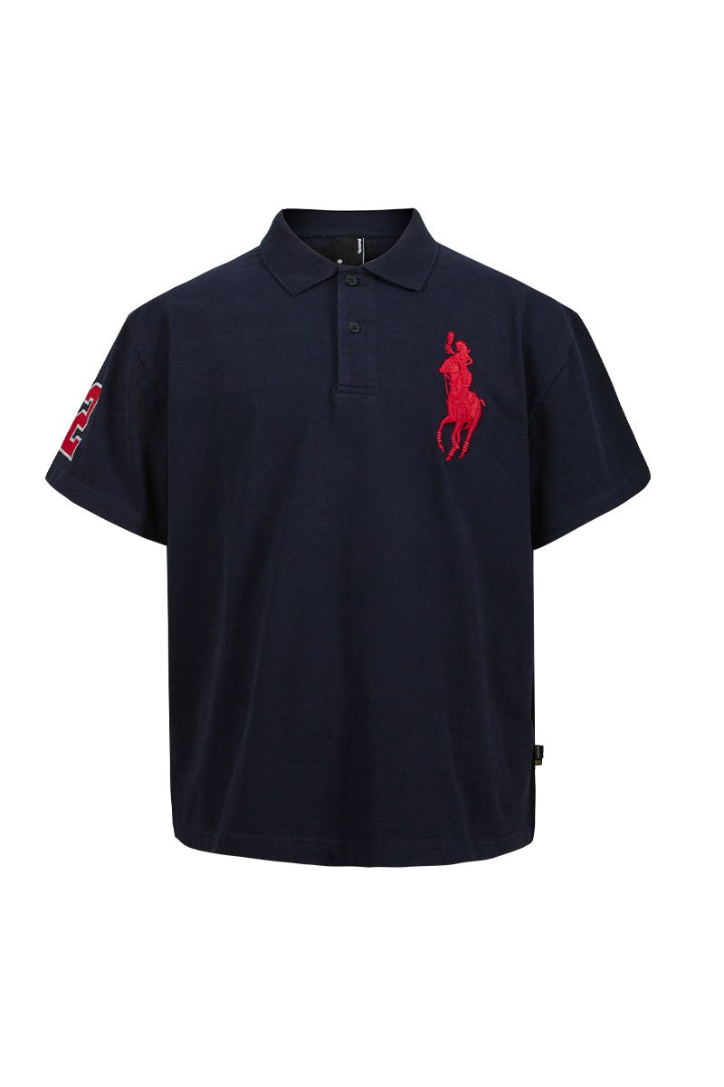Reflective Embroidered Polo Shirt