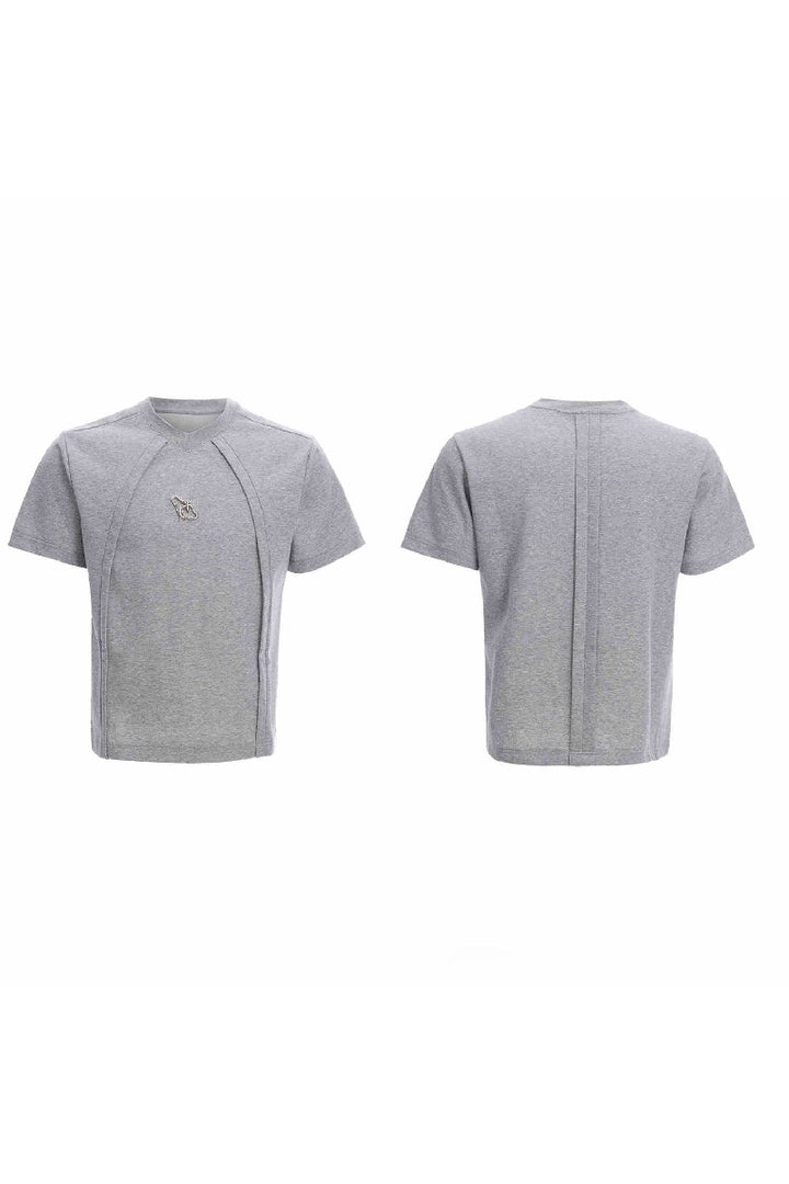 Deconstructed Logo Boxy Tee