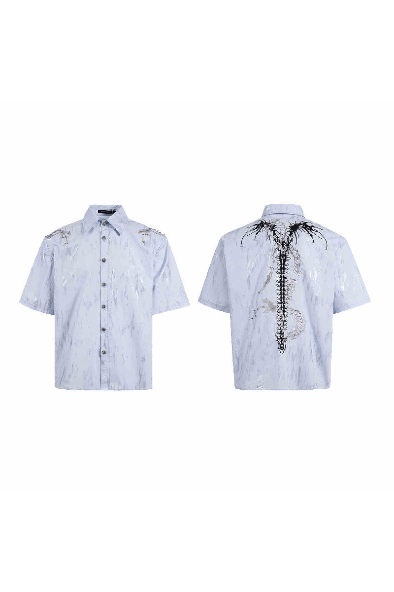 Snake Spine Beaded Shirt