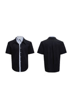 Layered Stripe Colorblock Shirt