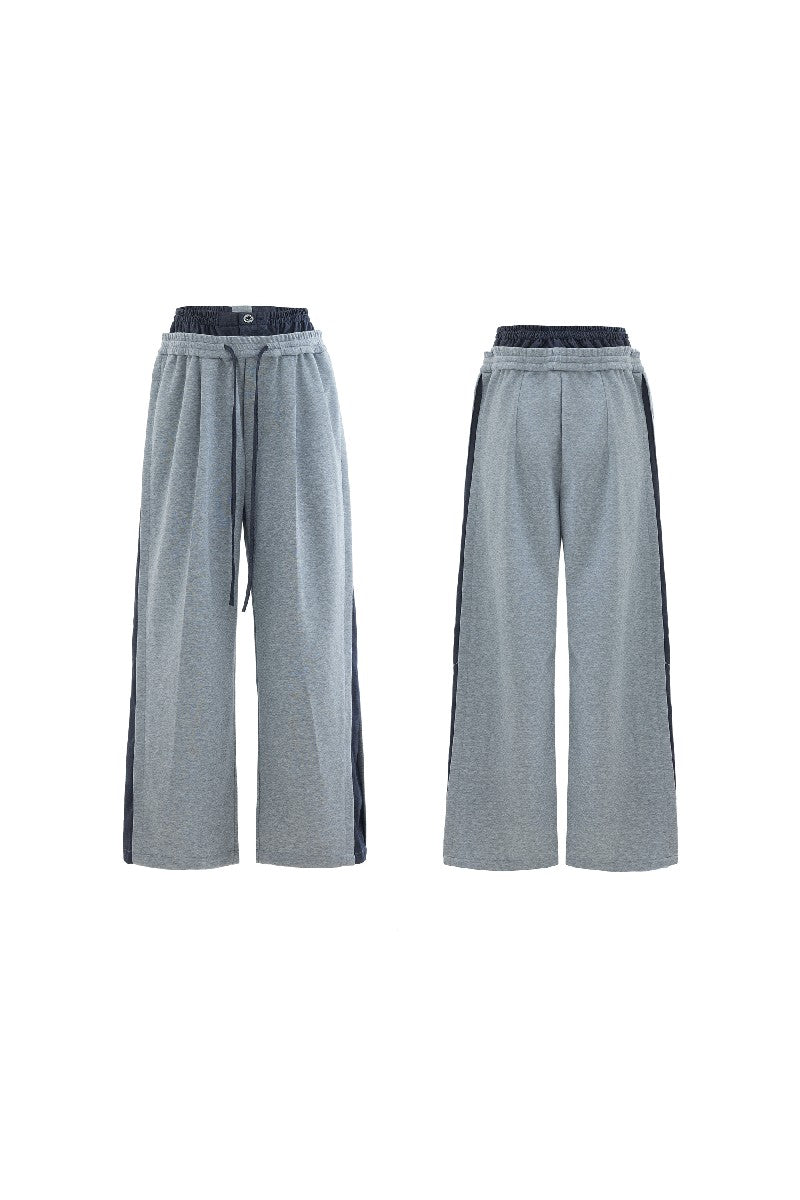 Panel Design Sweatpants