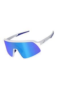 White Frame Blue Photochromic Lenses