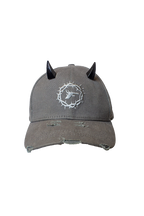Horns Distressed Baseball Cap