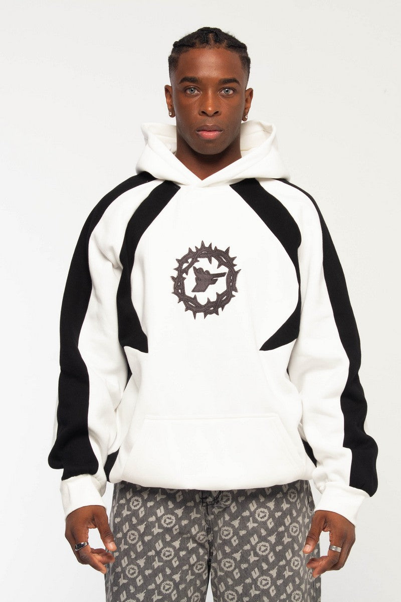 Thorns Logo Stitched Hoodie Inverted