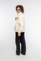 Multi Pocket Logo Sherpa Jacket