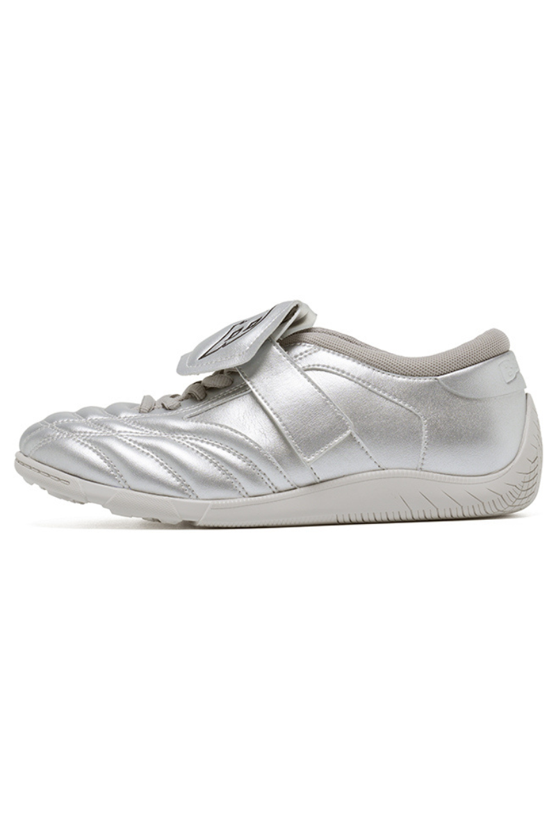 Silver Mary Jane Trainers