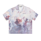 Dancing Circle Full Print Cuban Shirt