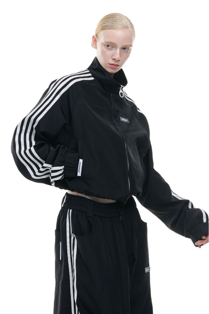 Striped Retro Track Jacket