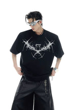 Studded Thistle Embroidery Tee
