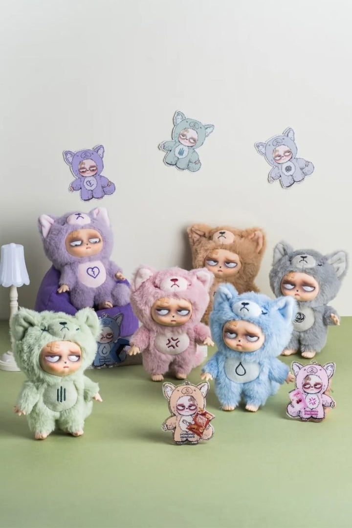 Sleepless Grumpipi™ Blind Box — Plush + Mini Keychain (Sleepless Series)
