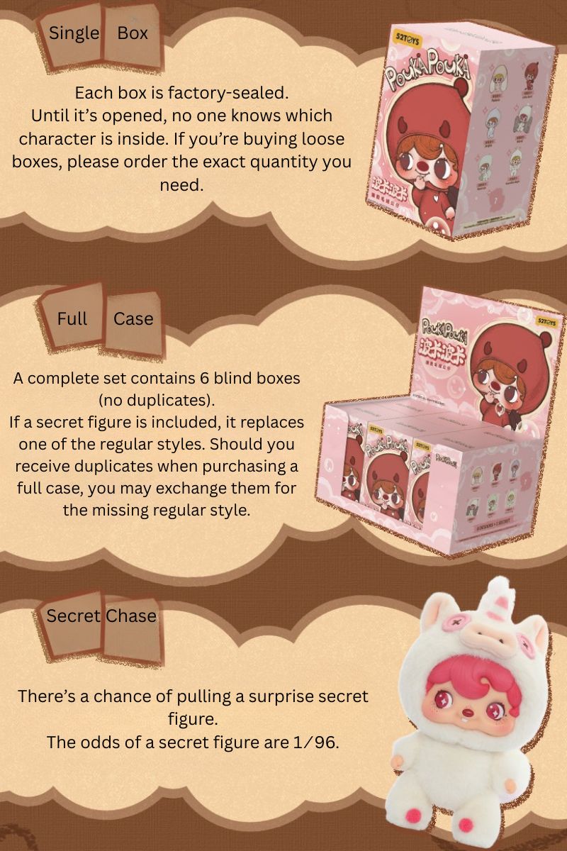 Pouka Pouka™ Soft-Vinyl Plush Blind Box