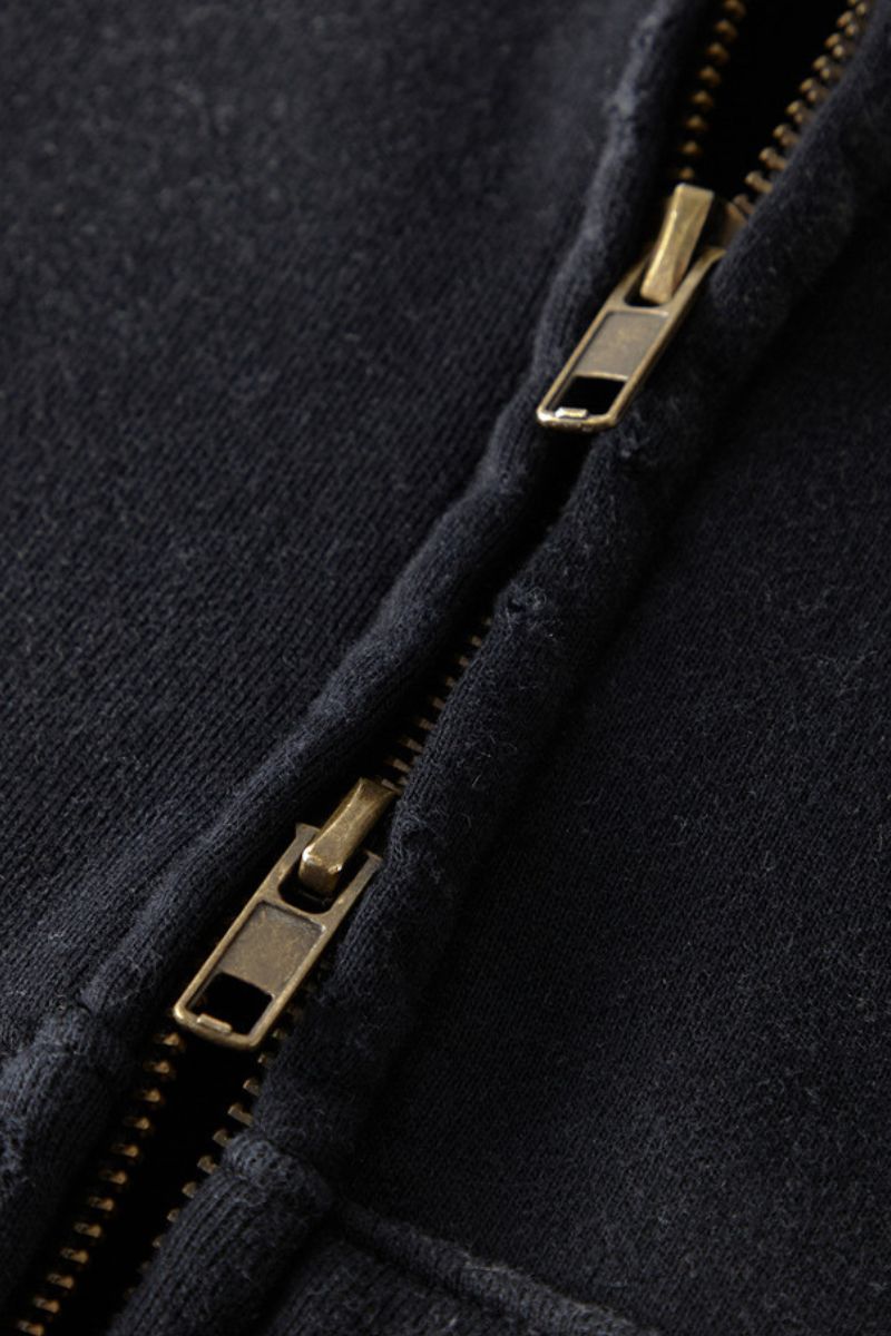 Vintage Spray-Dyed Zip Up Hoodie