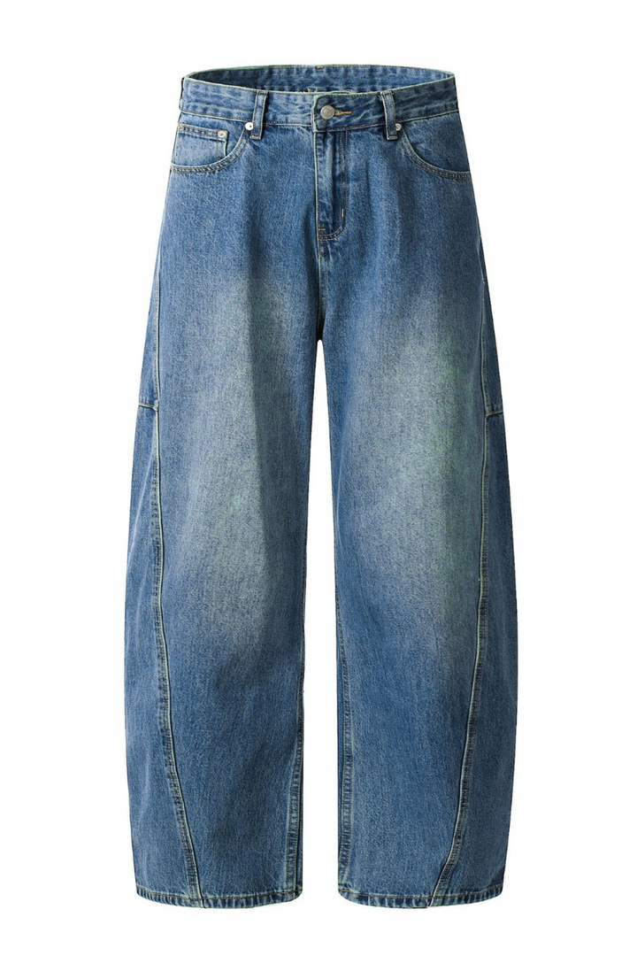High Waist Blue Blade Jeans