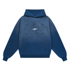 Washed Dynamic Logo Loose Hoodie