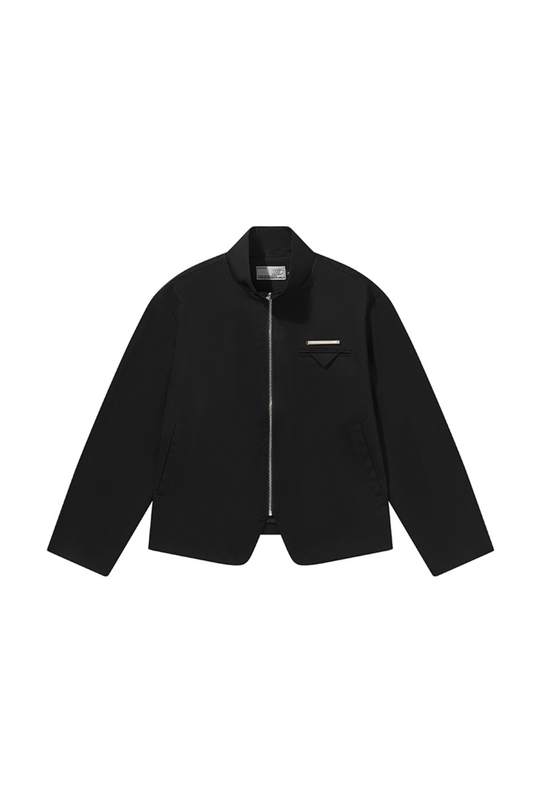 Stand Up Collar Twill Jacket