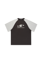 Colorblock Raglan Logo Tee