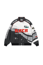 Retro Embroidered Racing Jacket