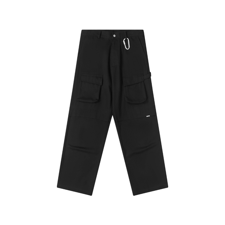 Functional Pocket Pleated Cargo Trousers