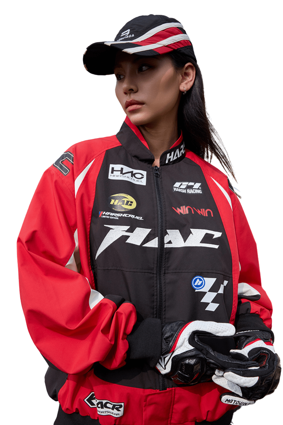 Vintage Colorblock Racing Jacket