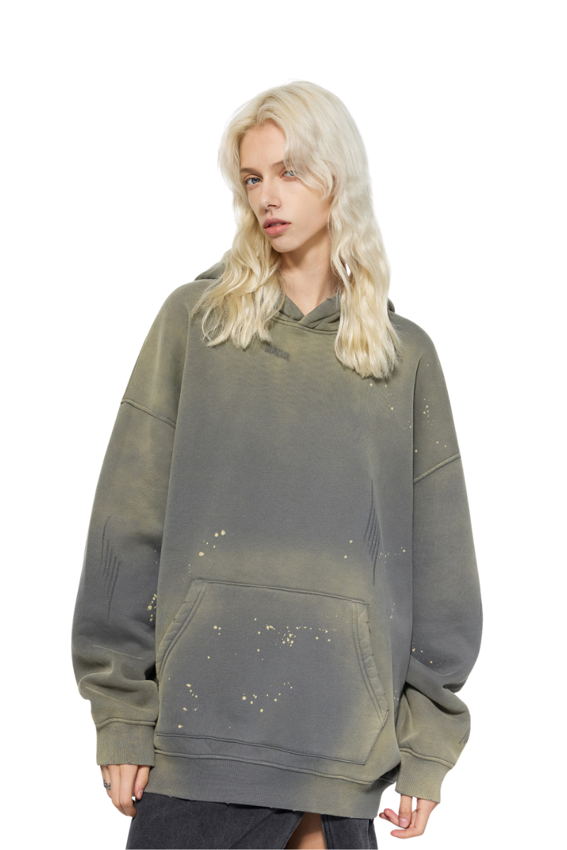 Fleece-Lined Graffiti Hoodie