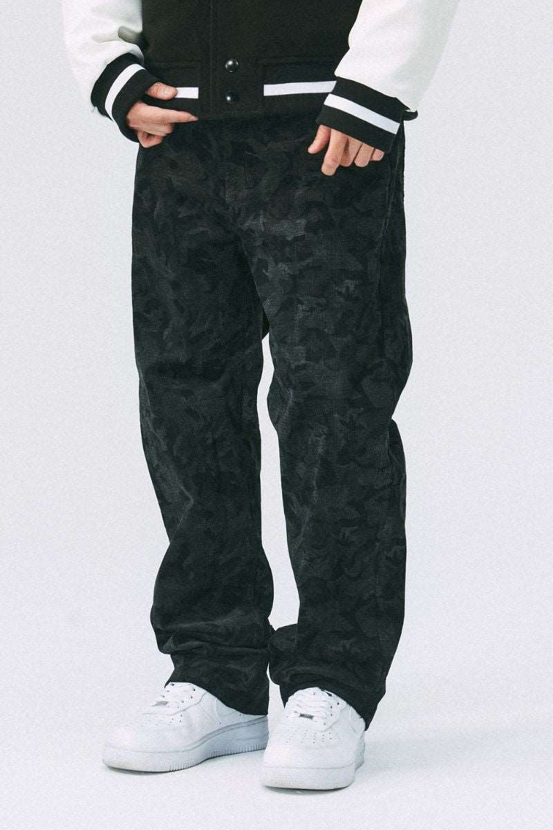 ANT Camo Corduroy Straight Trousers