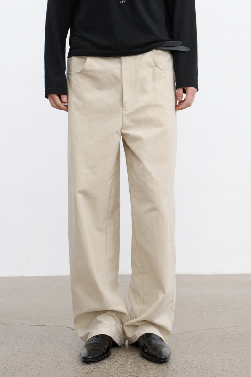 Utility Flap Straight Trousers