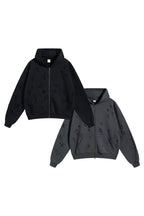 Relaxed Fit Zip-Up Hoodie