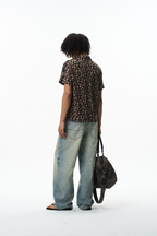 Leopard Embroidered Polo