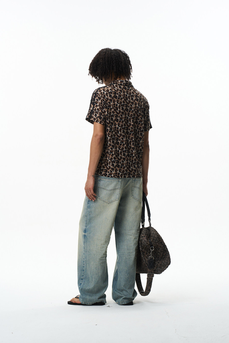 Leopard Embroidered Polo