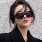 Vintage Oval Sunglasses