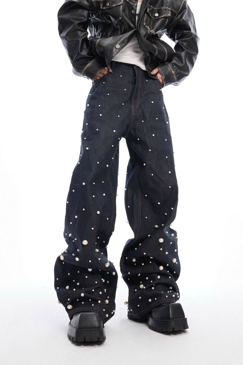 Hand-Sewn Pearl Selvedge Jeans