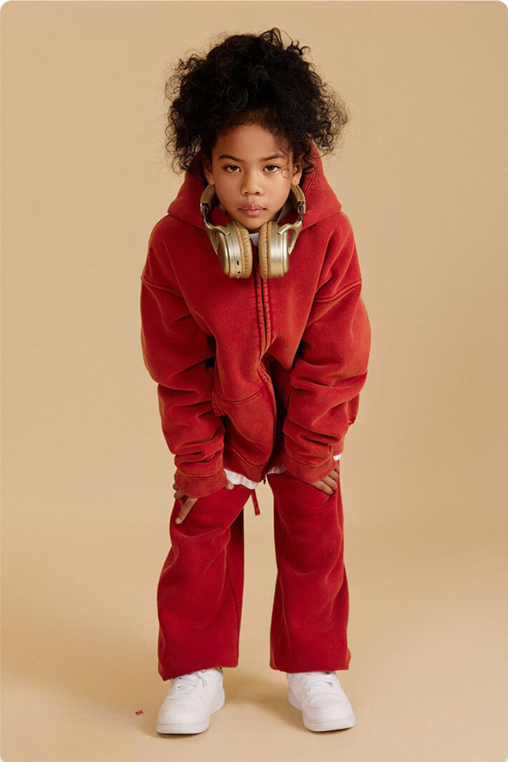 Kids Solid Color Hoodie