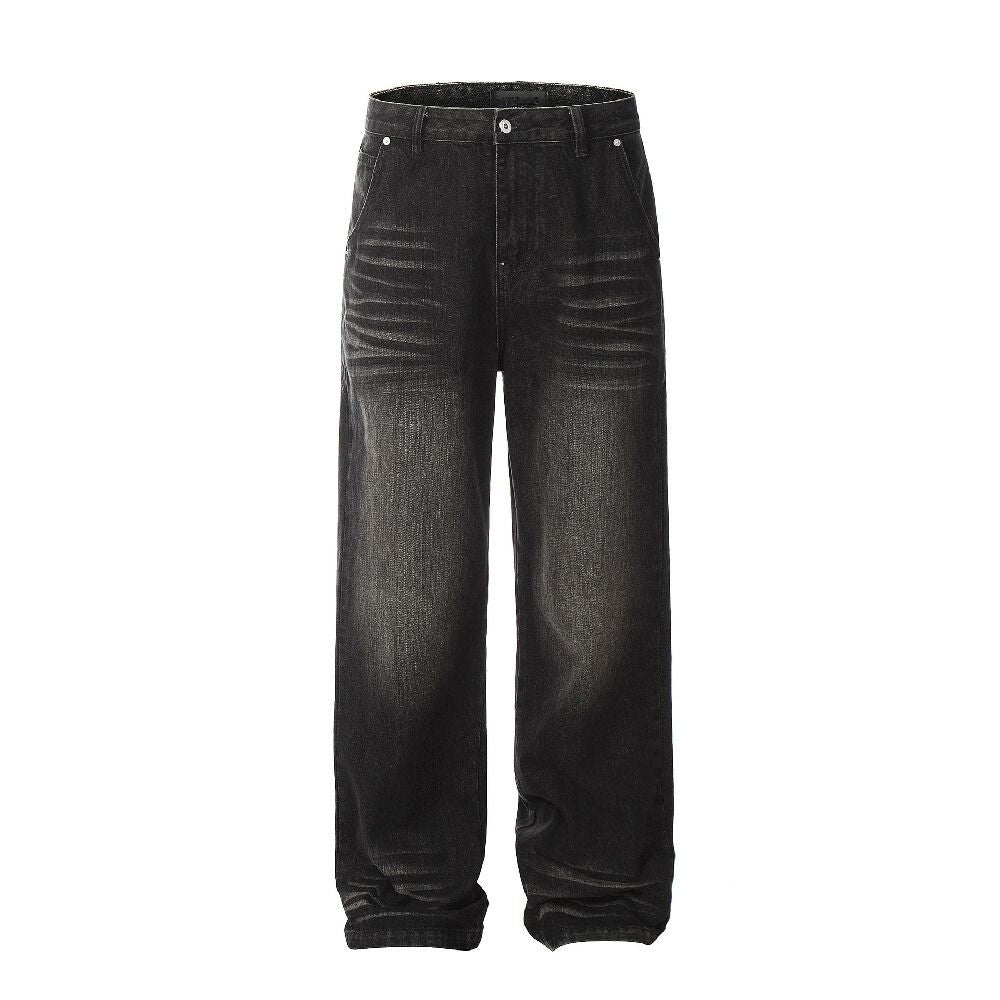 Washed Vintage Straight Jeans