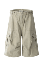 Multi Pocket Cargo Knee Shorts