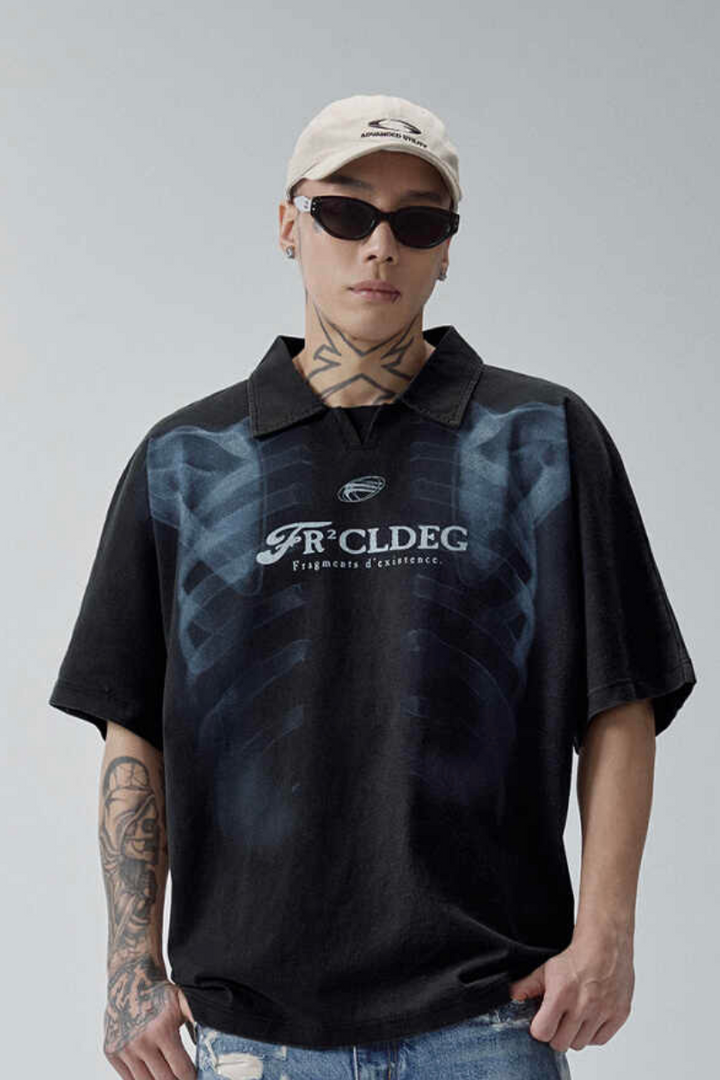 Washed Vintage Polo T-Shirt