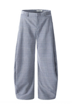 Plaid Wide Leg Lounge Trousers