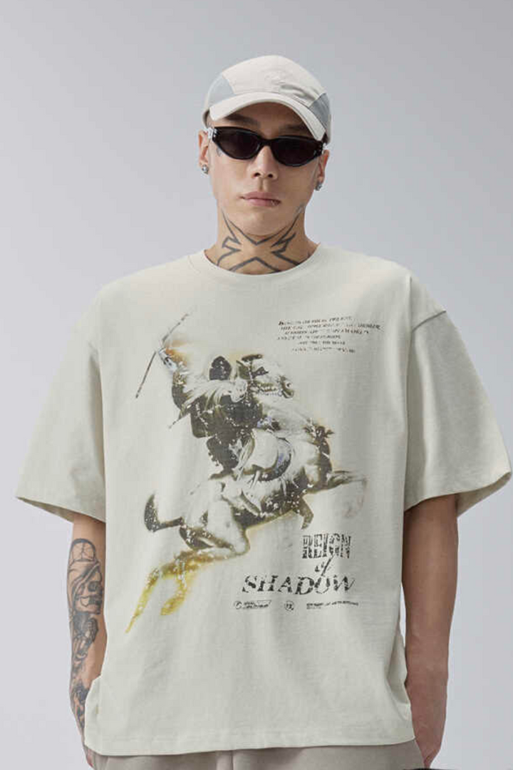 Retro Biker Graphic T-Shirt