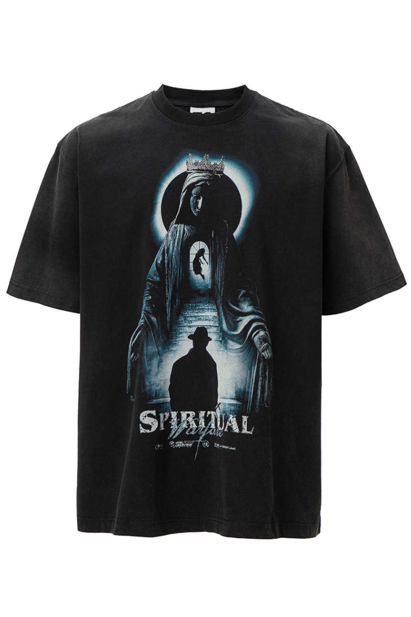 Spiritual Vintage Washed Graphic T-Shirt
