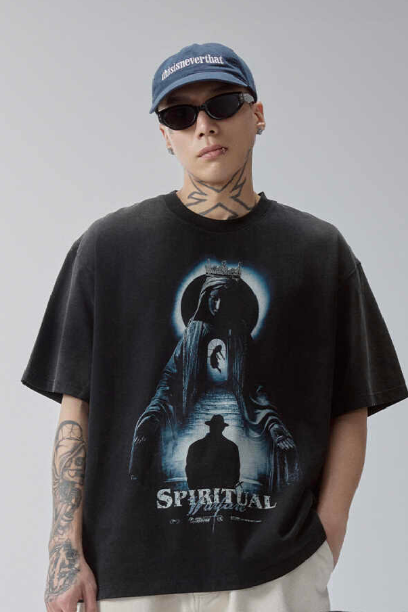 Spiritual Vintage Washed Graphic T-Shirt