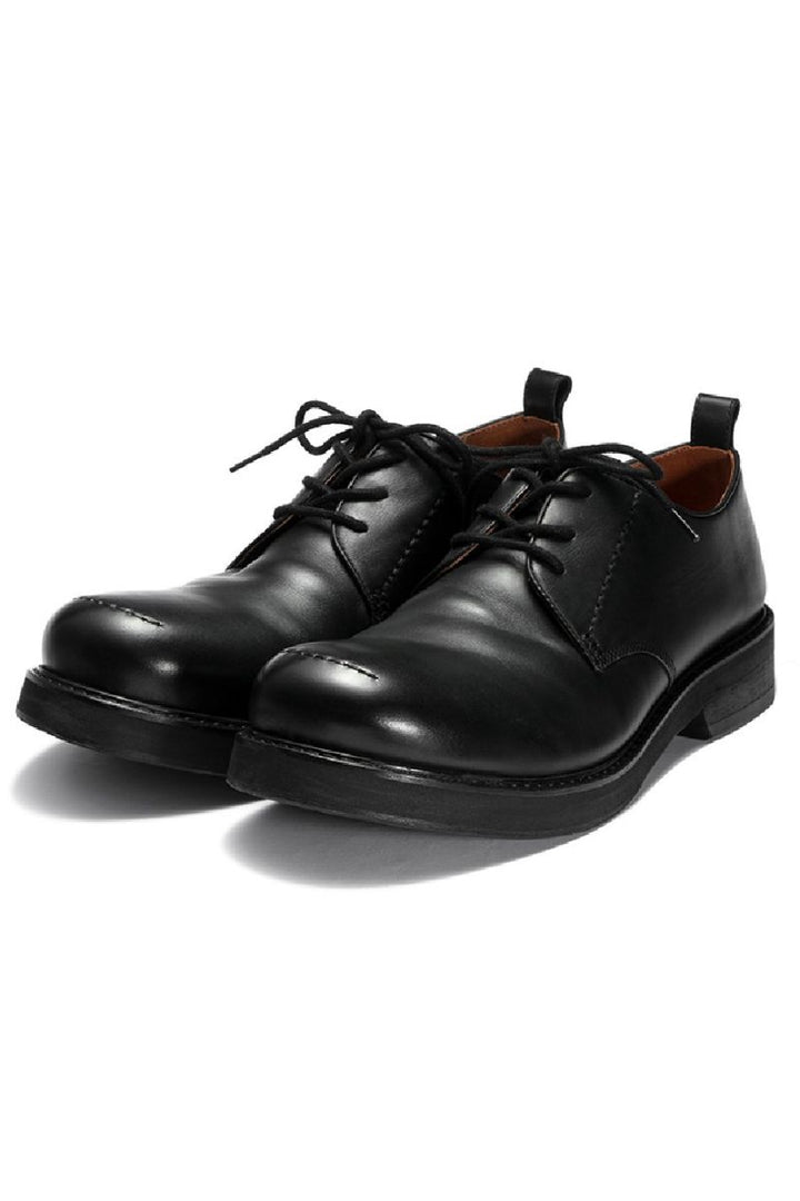 Handcrafted Fringed Leather Derby Shoes