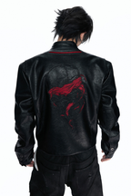 Cracked Skull Leather Jacket