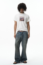 Washed Flared Jeans